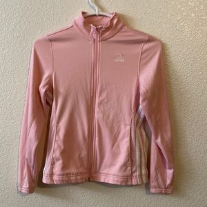 I am selling this Pink adidas Y2K style jacket size medium